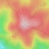 Mappa topografica Puy de Montoncel, altitudine, rilievo