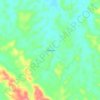Mappa topografica Vizcaina, altitudine, rilievo