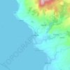 Mappa topografica Almeria, altitudine, rilievo