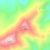Mappa topografica Merkez Dağı, altitudine, rilievo