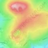 Mappa topografica Clee Hill, altitudine, rilievo