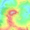 Mappa topografica Montefreddo, altitudine, rilievo