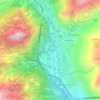 Mappa topografica Les Forges, altitudine, rilievo