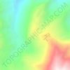Mappa topografica San Lorenzo, altitudine, rilievo