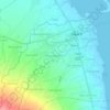 Mappa topografica Baranghawon, altitudine, rilievo