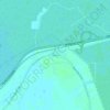 Mappa topografica Gibson, altitudine, rilievo