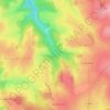 Mappa topografica Saint-Pourçain, altitudine, rilievo