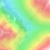 Mappa topografica Le Mélezet, altitudine, rilievo