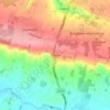 Mappa topografica Linton, altitudine, rilievo