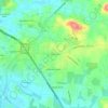 Mappa topografica The Pines, altitudine, rilievo