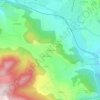 Mappa topografica Les Olliviers, altitudine, rilievo