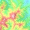 Mappa topografica Beato Sante, altitudine, rilievo