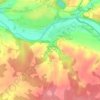 Mappa topografica La Croix du Breuil, altitudine, rilievo