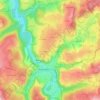 Mappa topografica Les Mairies, altitudine, rilievo