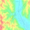 Mappa topografica Silver City, altitudine, rilievo
