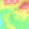 Mappa topografica Venta del Robledo, altitudine, rilievo