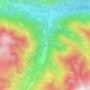 Mappa topografica Gheit, altitudine, rilievo