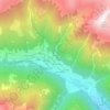 Mappa topografica Val, altitudine, rilievo