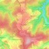 Mappa topografica Kesselbach, altitudine, rilievo
