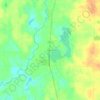Mappa topografica Turk Lake, altitudine, rilievo