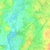 Mappa topografica La Rue Haute de Cicé, altitudine, rilievo
