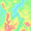 Mappa topografica Denoman, altitudine, rilievo