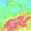 Mappa topografica Murstetten, altitudine, rilievo