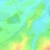 Mappa topografica Courtières, altitudine, rilievo