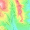 Mappa topografica San Miguel, altitudine, rilievo