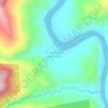 Mappa topografica Unión Puerto Ashaninka, altitudine, rilievo