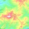 Mappa topografica Trouna, altitudine, rilievo