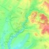 Mappa topografica Chantemerle, altitudine, rilievo