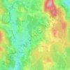 Mappa topografica Tardivier, altitudine, rilievo