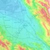 Mappa topografica San Jose, altitudine, rilievo