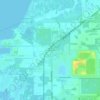 Mappa topografica Piney Point, altitudine, rilievo