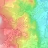 Mappa topografica Tourtoule, altitudine, rilievo