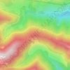Mappa topografica La Méde, altitudine, rilievo