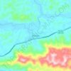 Mappa topografica Miracatu, altitudine, rilievo