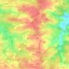 Mappa topografica Lacroix, altitudine, rilievo