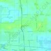 Mappa topografica Birchwood Estates, altitudine, rilievo