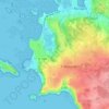 Mappa topografica Trovern Bihan, altitudine, rilievo