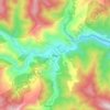 Mappa topografica Rupa, altitudine, rilievo