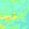 Mappa topografica Pindaré-Mirim, altitudine, rilievo