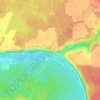 Mappa topografica Les Grillons, altitudine, rilievo