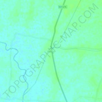 Mappa topografica Hajua, altitudine, rilievo