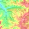 Mappa topografica Lavaud, altitudine, rilievo