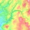 Mappa topografica Trefflay, altitudine, rilievo
