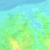 Mappa topografica La Pitardais, altitudine, rilievo
