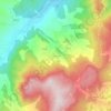 Mappa topografica Vezzolacca, altitudine, rilievo