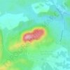 Mappa topografica Puech des Mourgues, altitudine, rilievo